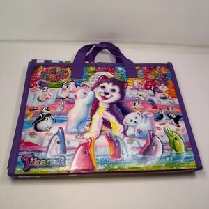 Lisa Frank Sticker Pad Portfolio Folder Art Craft Set Puzzle Stickers Coloring